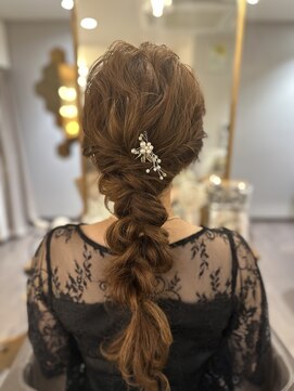 着付けヘアセット専門店 ウィズ(With) 編みおろしスタイル