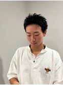 バリカンなしの小洒落ショート