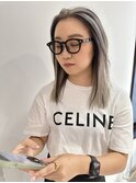 YOKE ホワイトベージュ結べるボブぱつっとボブローライト