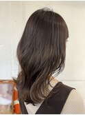 ナチュラルグラデーションに大人可愛いチョコレートブラウン