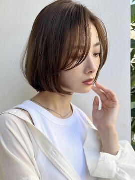 トルネード(TORNADO) 前下がりボブ×フェイスレイヤー ショートボブ 大人ボブ A0212