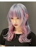 似合わせカット+デザインカラー(ワンカラー)+TOKIOトリートメント_￥17600～