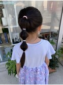 カットの後に簡単アレンジ☆
