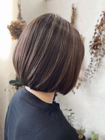 ヘアスタジオ ブリエ(HAIR STUDIO BRILLER)&nbsp;2024 平行ボヴ × アプリエ グレージュ ハイライト 　髪質改善