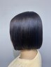 【ボブにしたい方必見】ボブカット＋地毛風柔らか縮毛矯正＋うる艶TR￥16000