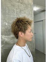 メンズサロン キング 梅田店(Men’s salon K!ng)&nbsp;波巻きツイストスパイラルパーマ/フェザーパーマ/眉毛/メンズ