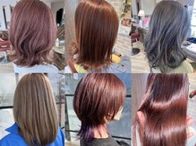 ヘアーデザイン ビビッドリンク(HAIR DESIGN VIVID link)の雰囲気（ブリーチを使ったデザインカラー◎透明感カラーも人気です♪）