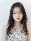 ロングレイヤー/20代30代大人かわいい/オリーブブラウン