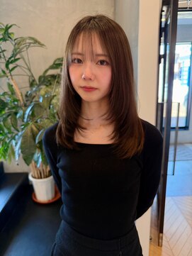 ラヴィズム 小新店(LUVISM) ◎韓国ヘアー顔周りレイヤーおくれ毛前髪新潟西区　小新