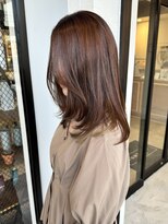 ナンバー(number+)&nbsp;20代30代大人かわいいグレージュイヤリングカラーレイヤー