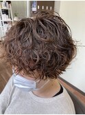 マッシュショートパーマ