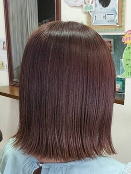 エム クゥール m.coeurの写真/【県内取扱い希少】弱った毛髪に働きかけ、毛髪強度を補修◎カラー持ちUP♪夏の紫外線で傷んだ髪にもお勧め