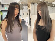ヨーク(YOKE)の雰囲気（ボブレイヤーカット顔周りダブルカラー酸性ストレート縮毛矯正）