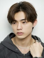 ルーシー 渋谷(LUCEY)&nbsp;センターパートフェザーパーマシャドウパーマメンズパーマ