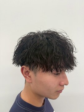 ビカムメンズヘアー 栄店(become men's hair) 縦落ちパーマ/波巻きパーマ