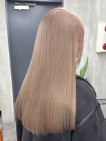 ニコ トウキョウ 渋谷(nico TOKYO)&nbsp;ダブルカラーミルクティーベージュピンクブラウンロングレイヤー