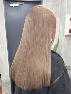 ニコ トウキョウ 渋谷(nico TOKYO) ダブルカラーミルクティーベージュピンクブラウンロングレイヤー