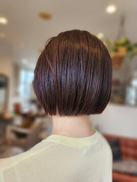 イト リトルヘアガーデン(ito. little hair garden) きりっぱなしボブ×ストレートパーマ