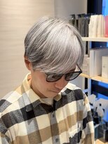 バース 梅田中崎町店(BIRTH)&nbsp;50代40代白髪ぼかしシルバーメッシュバレイヤージュ