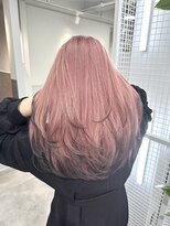 ラピス 福岡天神店(Lapis)&nbsp;ピンクカラー/エンドカラー/レイヤーカット/ハイトーン
