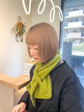 シアエミュー 新越谷店(SHEER emu) ミニボブ×フェイスレイヤー