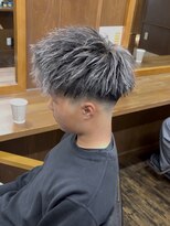 ラフ バイ マグ 南松本(R.A.F. by Mag)&nbsp;春カラー◎ホワイトメッシュ×ツイストスパイラルフェード