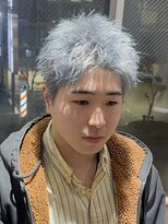 シーク 八王子(CHIC) スパイキーショート×ホワイトシルバー【八王子】