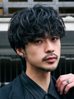 フィフス 大分(fifth)&nbsp;大分シャドウパーマメンズカットラウンドマッシュツーブロック