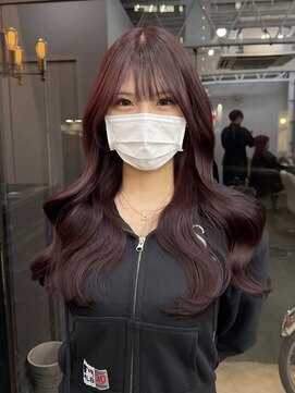 アメリ(AMELIE) 【和田 仁】ワンカラーで作るボルドーカラー