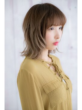 ミック ヘアアンドビューティー 大山店(miq Hair&Beauty) シンプル!外ハネロブヘア