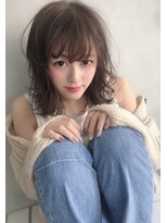 インビテーション(invitation) 【invitation】透明感ブルージュで無造作カール@マイコ