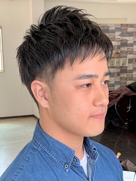 オレンジ(orange) ソフトツーブロック