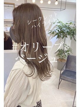 ジエクト ヴィシア(The Ect VIXIA) 田村千恵 シークレットハイライト×オリーブベージュ