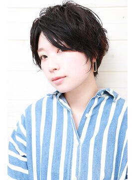 オーシャン(Ocean) ［OCEAN　Hair&Life]黒髪☆春パーマ☆マッシュヘア