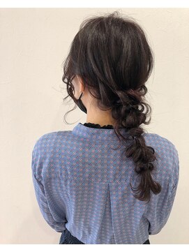 ヘアーサロン シム(hair salon Cime) 編みおろしアレンジ【Cime】