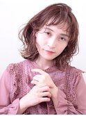 【大人かわいいロングボブ/SIGN/江渡裕司/イルミナカラー】