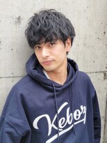 フィフス 原宿(fifth) ニュアンスマッシュ刈り上げ無造作スパイラルパーマツーブロック