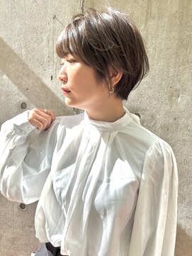 ジアン バイ ミルボン NU茶屋町+(GIEN by milbon) 大人の透明感20代30代40代50代ショートボブ@田中俊成