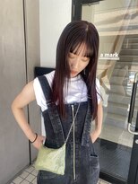 アマーク(a mark)&nbsp;【松本 華】ブリーチなしred purple