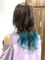 アッシュ 菊名店(Ash)&nbsp;☆ウルフカット×インナーターコイズ☆