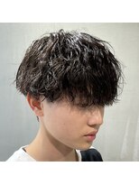 メンズヘア トーキョー 西梅田(MEN'S HAIR TOKYO) MEN'S HAIR/刈り上げマッシュ/波巻きパーマ/ツーブロック