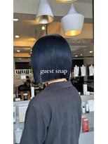 シエル(Ciel)&nbsp;【ciel】切りっぱなしボブ×ブルーブラック