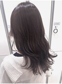 ラベンダーブラウン/透明感カラー/レイヤーカット