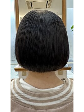 パステルアトリエドゥ(PASTEL ATELIER DEUX) 可愛さ溢れるワンレンボブ