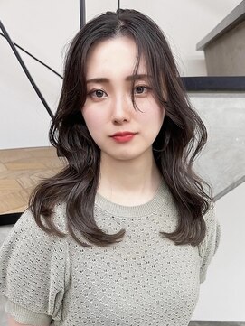 ミリ(mm) レイヤーカット オリーブベージュ カラー 韓国 髪質改善 仙台