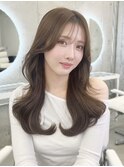 大人可愛い韓国スタイル/くびれヘア