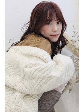 ニコ 四街道(nico) やりすぎないピンクブラウン　顔まわりレイヤー　コバヤシ