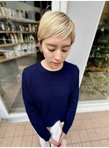 PIXY SHORT ブロンドショート