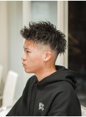ツイストパーマスキンフェード古河
