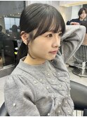 韓国レイヤー/韓国風/ボブ/髪質改善/黒髪/ブリーチなし〔池袋〕